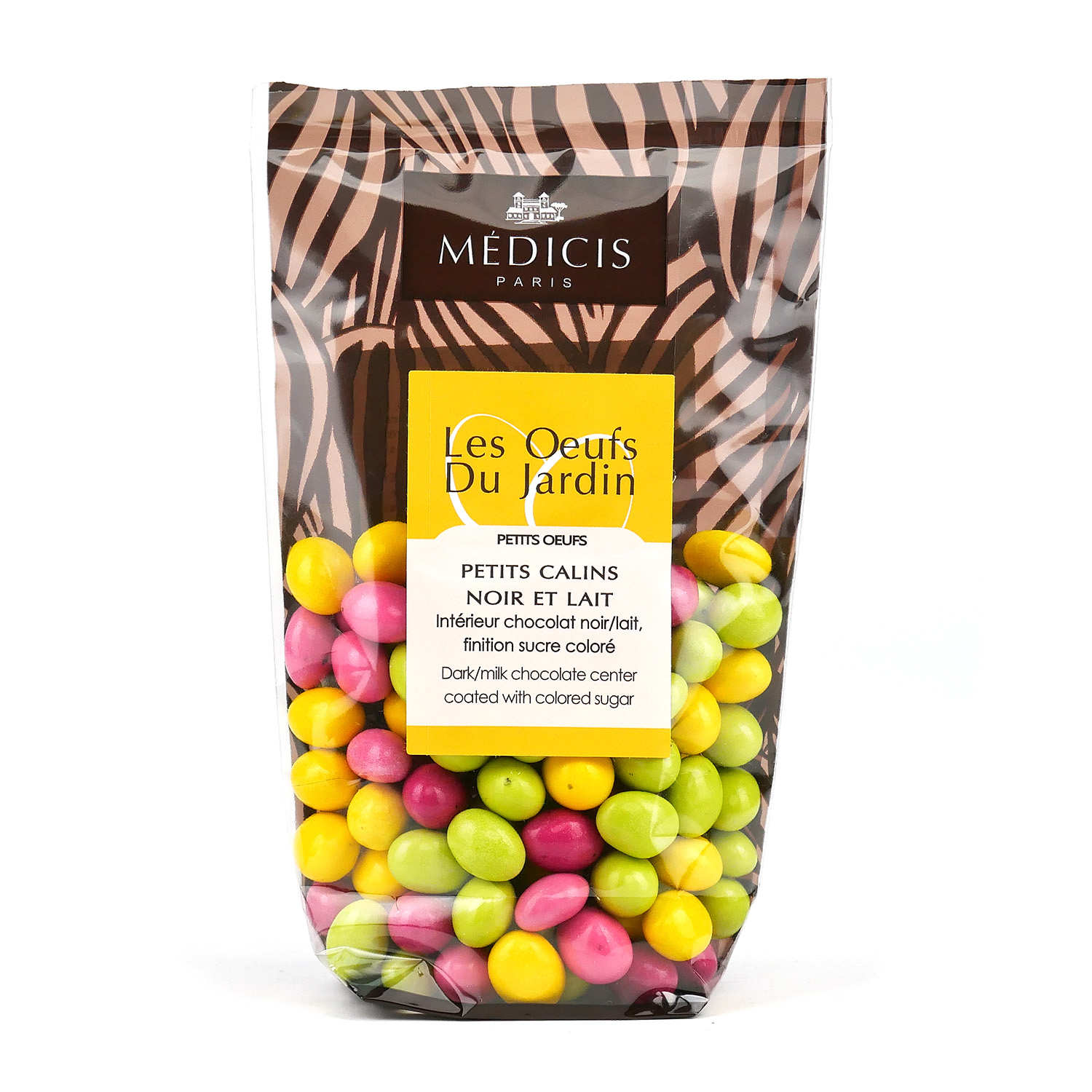 Petits oeufs en chocolat multicolores