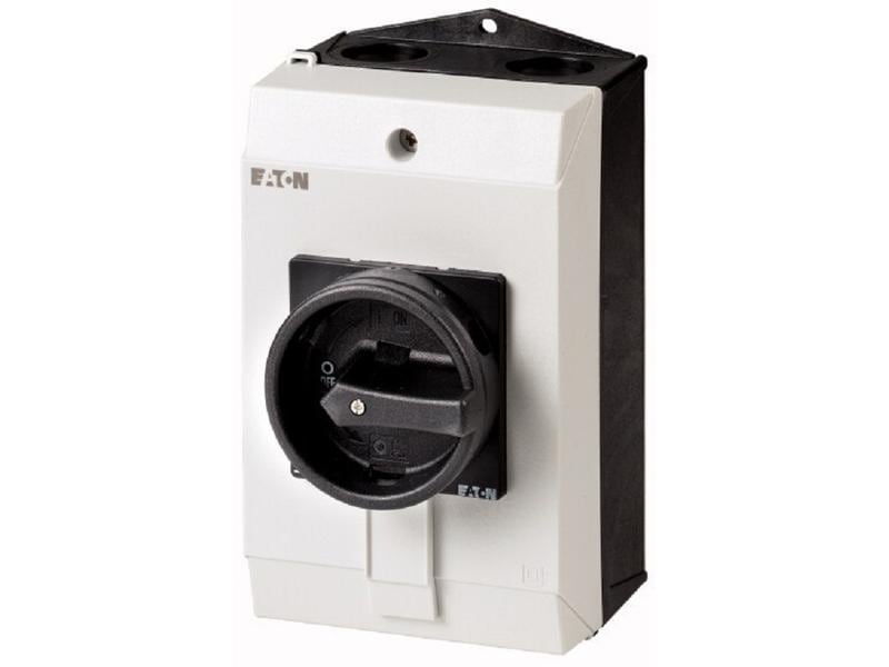 Eaton Hauptschalter 3 Polig   N, 32 A P1, Schwarz 3 Phasen Hauptschalter mit HALT-Funktion