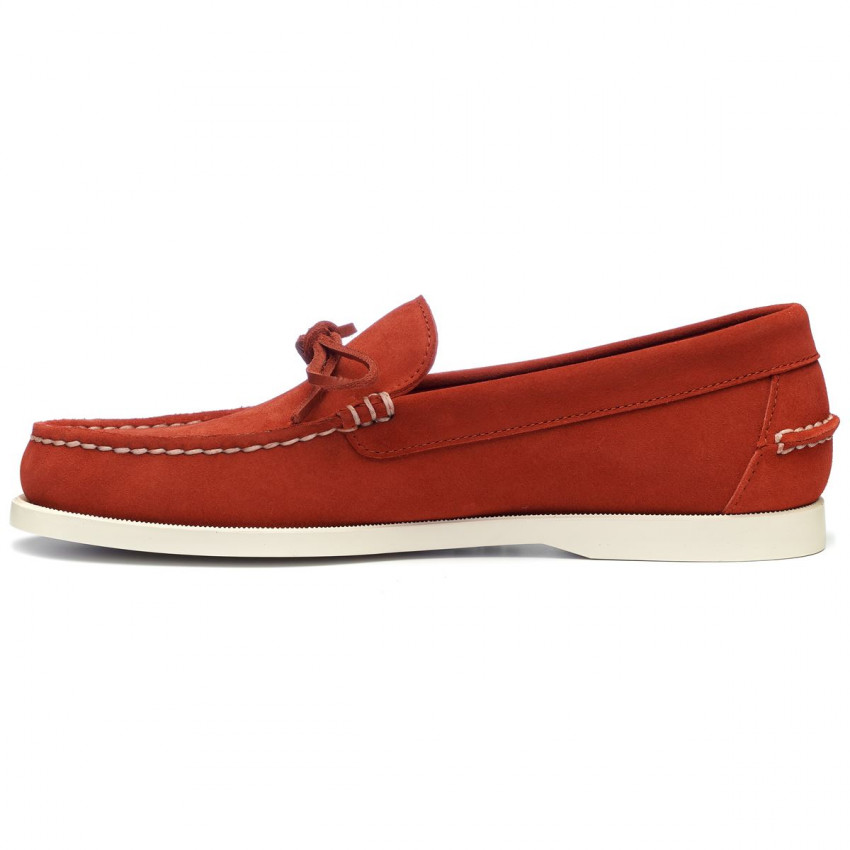 DOCKSIDES SCHOODIC BEAT OUT Red-Mocassins pour homme en cuir suede