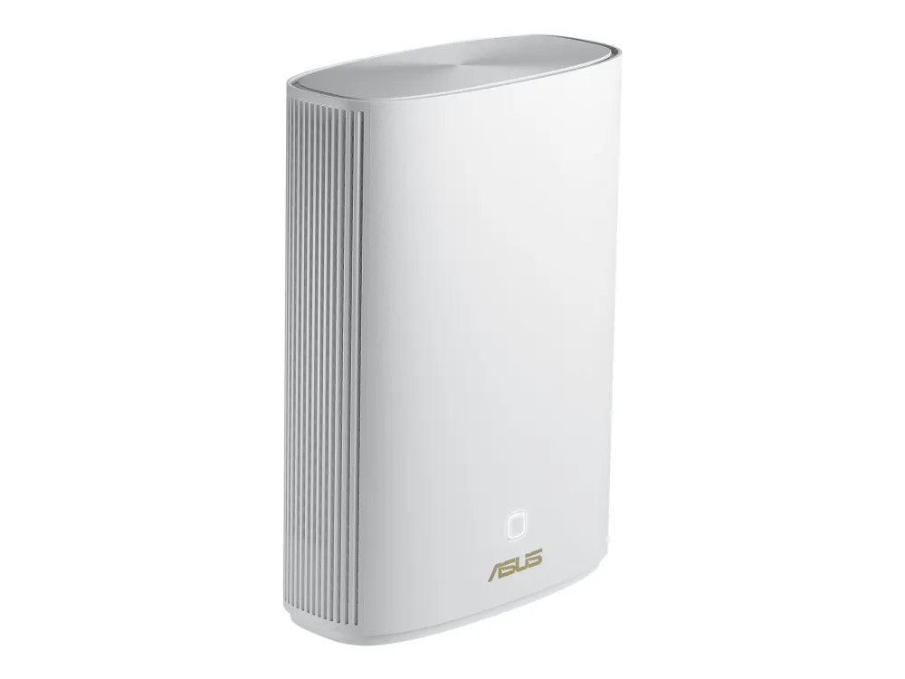 ASUS ZenWiFi AX Hybrid (XP4) - Wi-Fi-system - (2 routere) - op til 5500 sq.ft - mesh 1GbE, HomePlug AV (HPAV) 2.0 - Wi-Fi 6 - Dual Band
