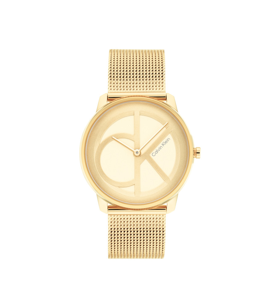 Relógio analógico Calvin Klein Fashion dourado