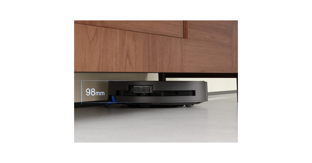 ECOVACSDeebot X9 Pro Omni Black robotstofzuiger  (Zwart, 16600 Pa | ZeroTangle 3.0 | TruEdge 2.0 + 3D Edge | YIKO-GPT)