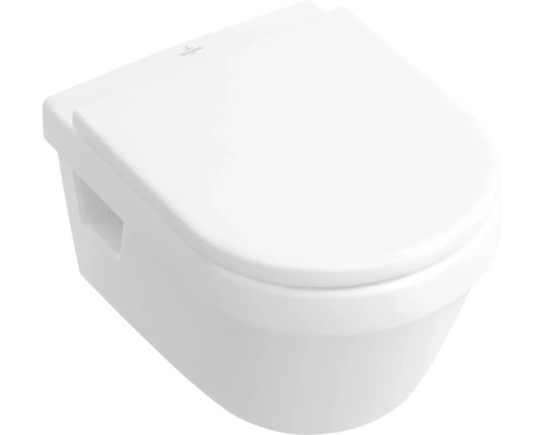 Villeroy & Boch Architectura wandcloset, diepspoel, open rand, glanzend wit met coating, zonder toiletzitting 5684R0R1