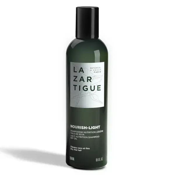 Shampoo Nutritivo Direcionado Lazartigue Nourish com Leite de Soja para Cabelos Secos e Finos 250ml