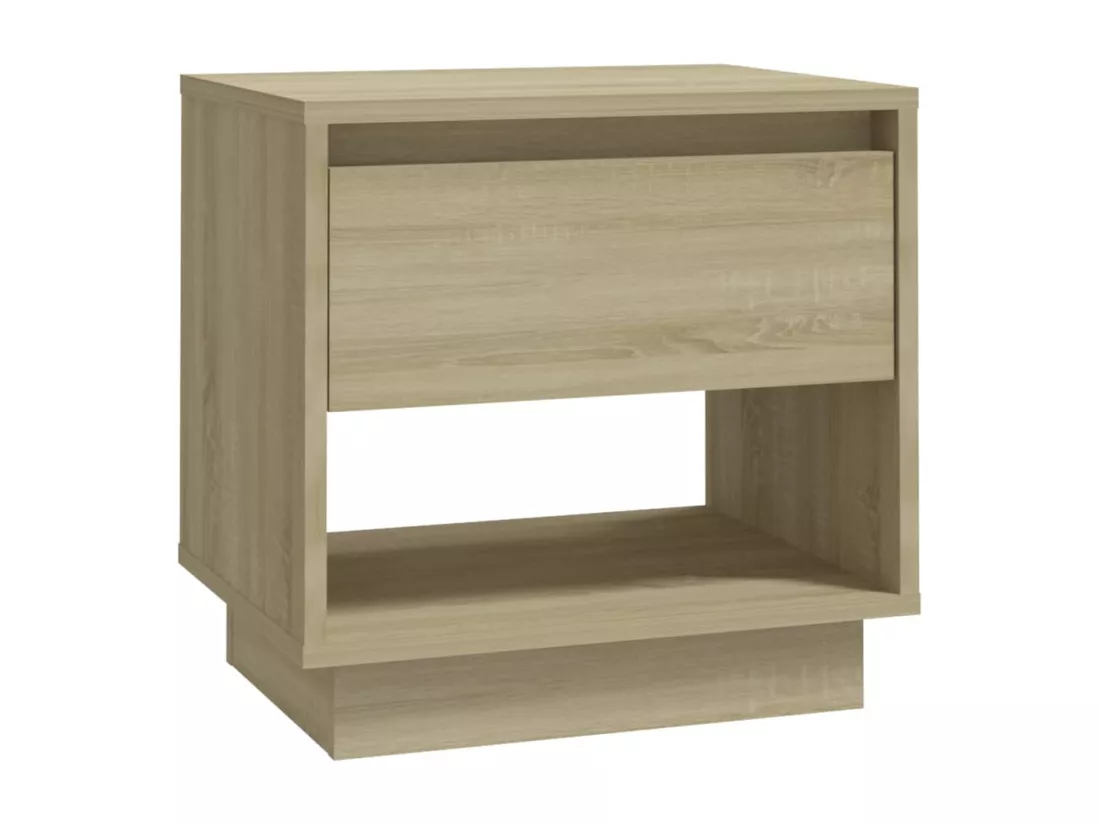 Table de chevet Chêne sonoma 45x34x44 cm Aggloméré