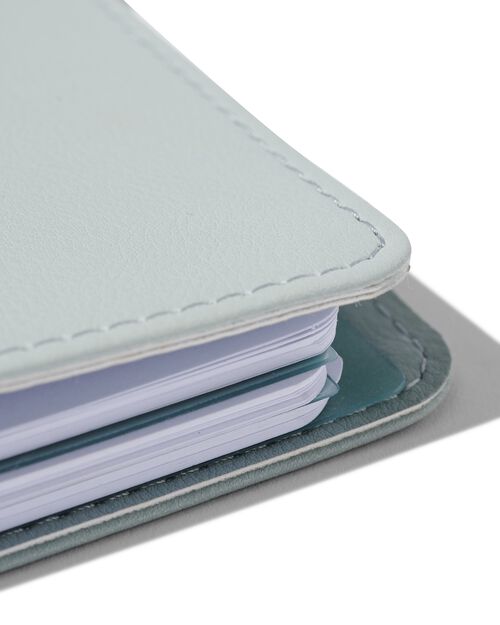 carnet rechargeable gris bleu A5 rempli avec des lignes