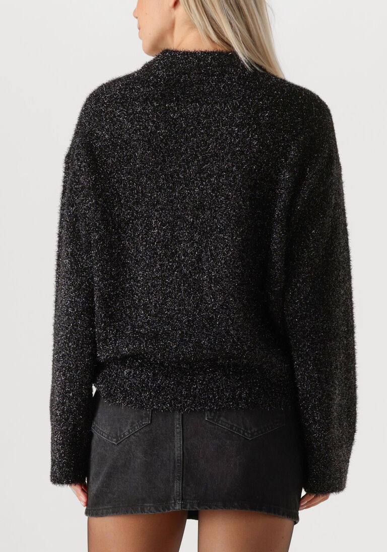 zwarte second female trui lamilla knit o-neck
