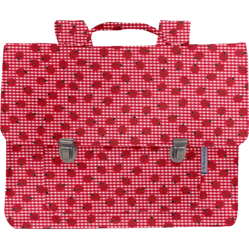 Cartable Vichy Coccinelle