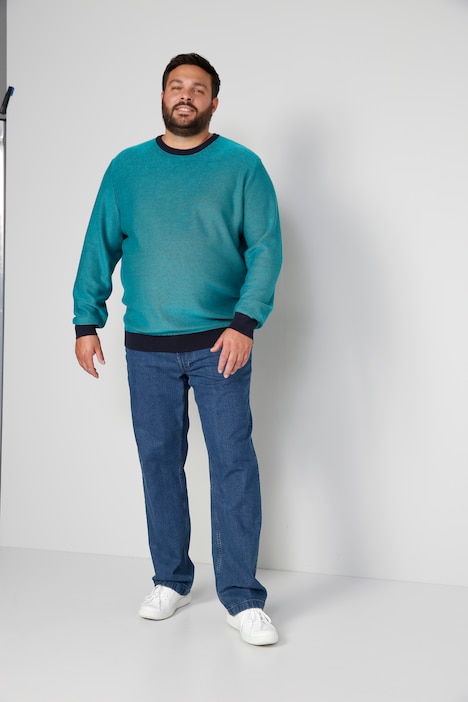 Boston Park Pullover, Bauchfit, Print, Rundhals, bis 80/82