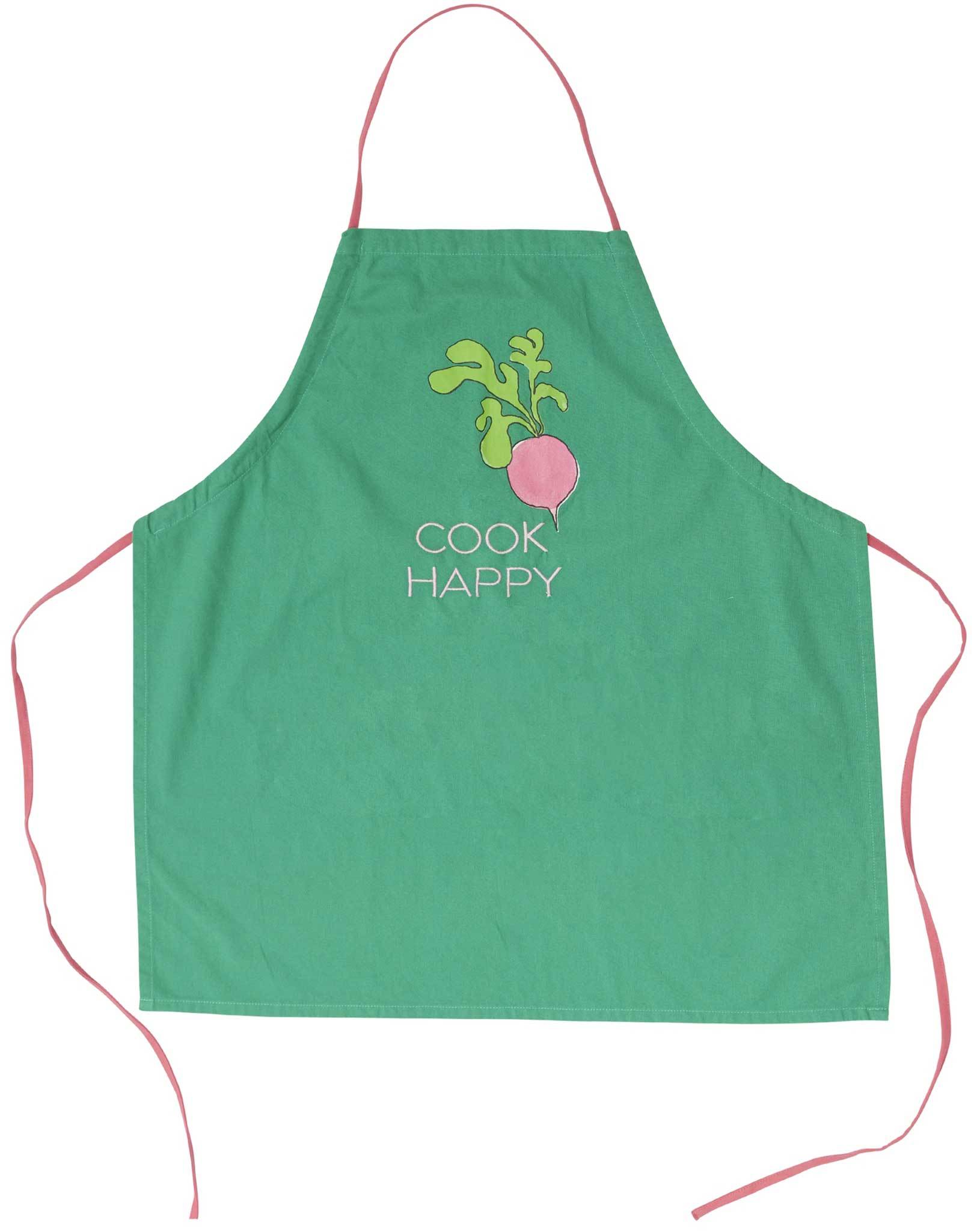 Kochschürze COOK HAPPY in grün