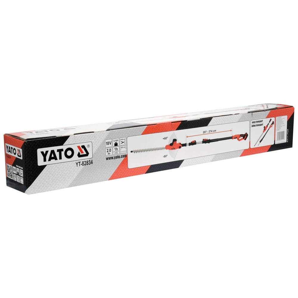 Taille-haie avec batterie li-ion 2,0ah 18v 420 mm