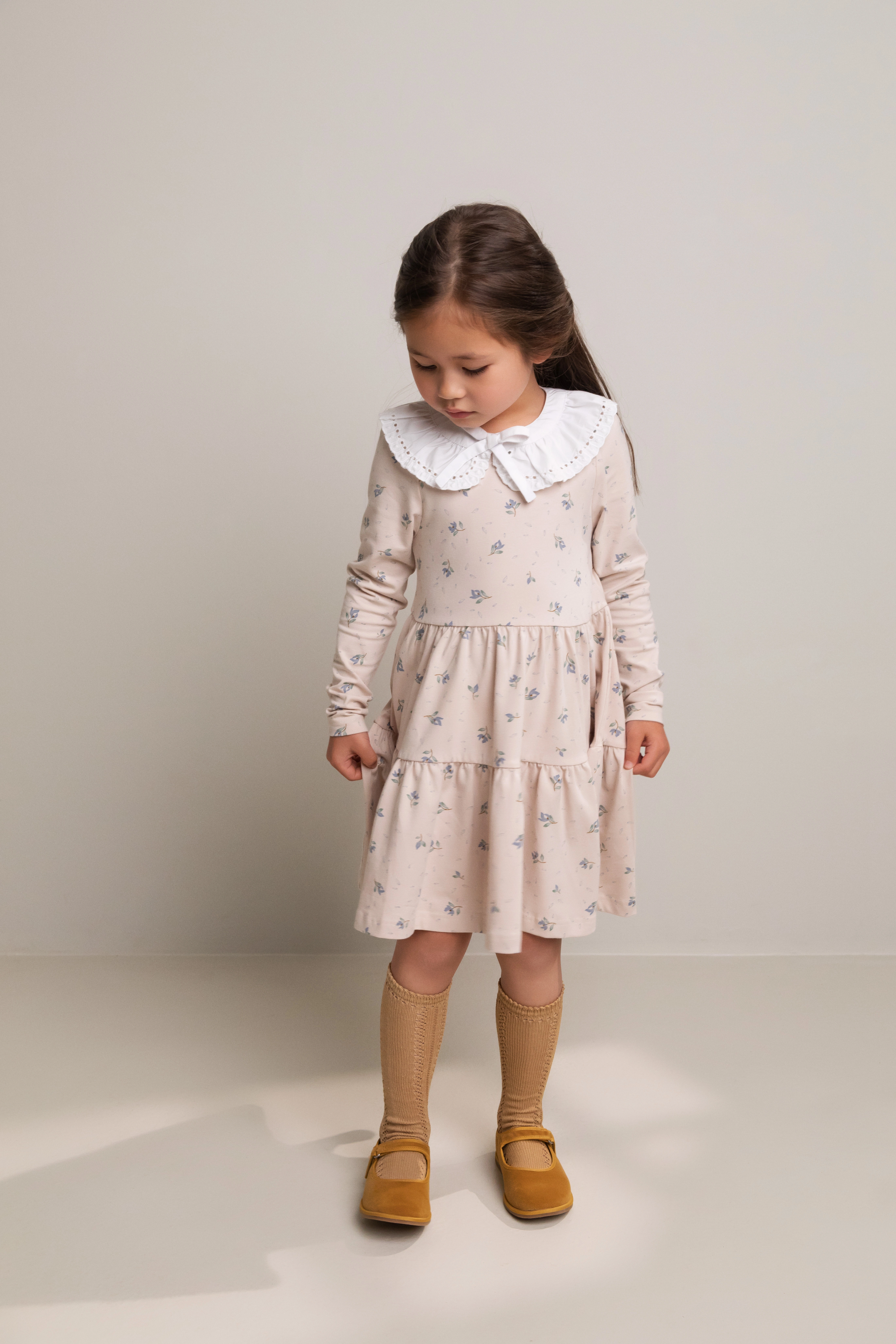 Langarm-Kleid DOLLY in floral bloom