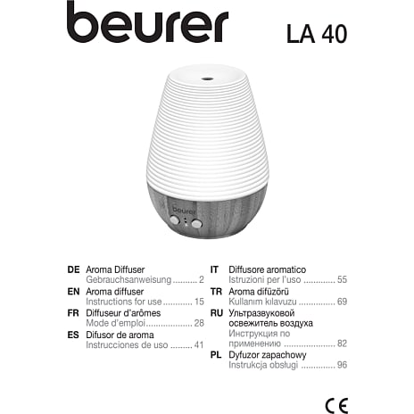 Beurer aroma diffuser LA 40 - til luftrenser