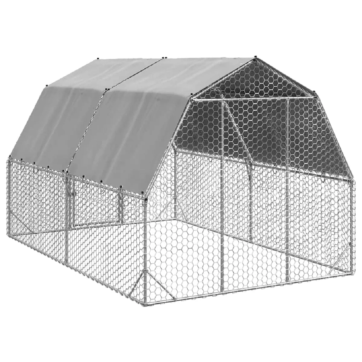 vidaXL Poulailler avec toit 2.5x4x2.25 m