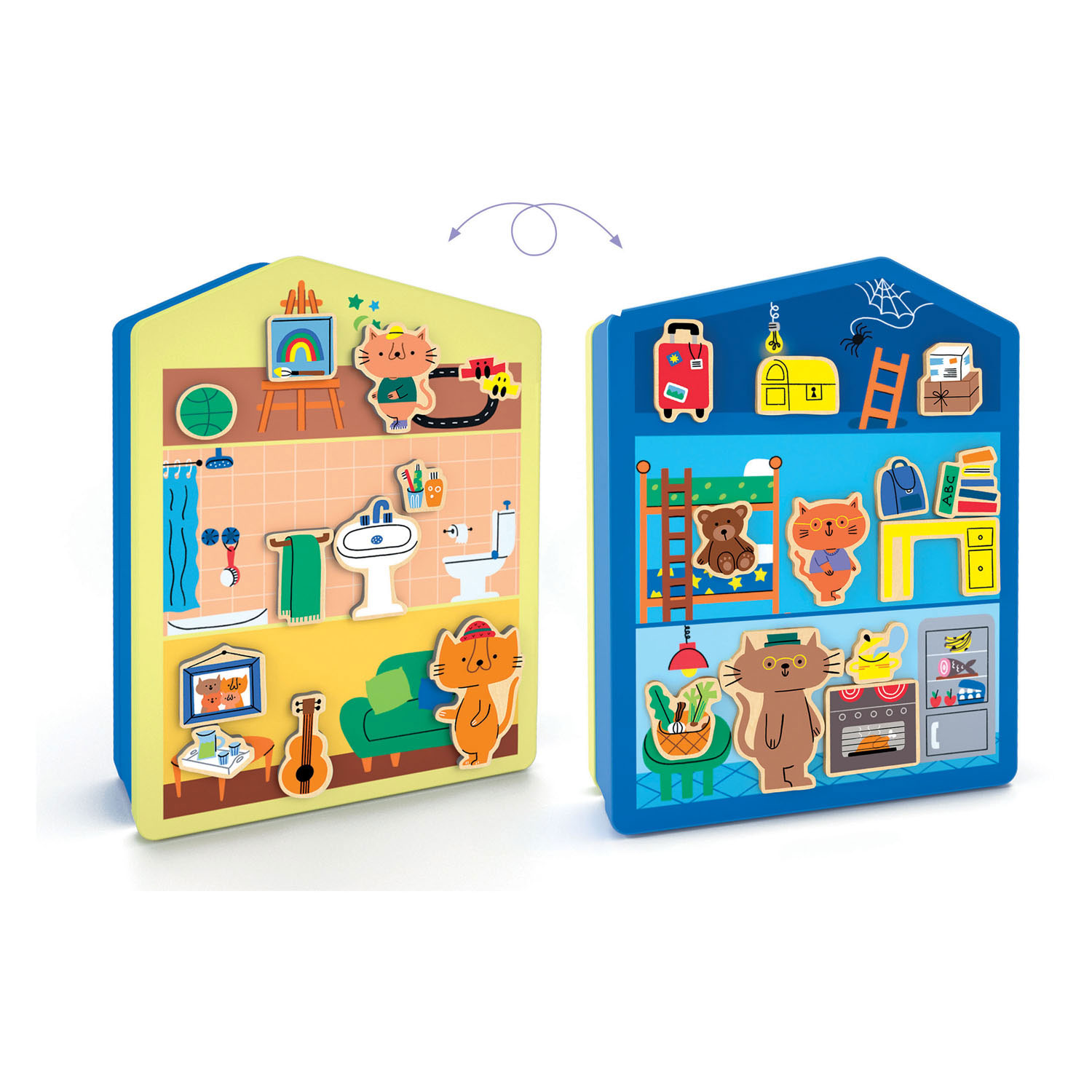 Djeco InZeHouse Magneetspel