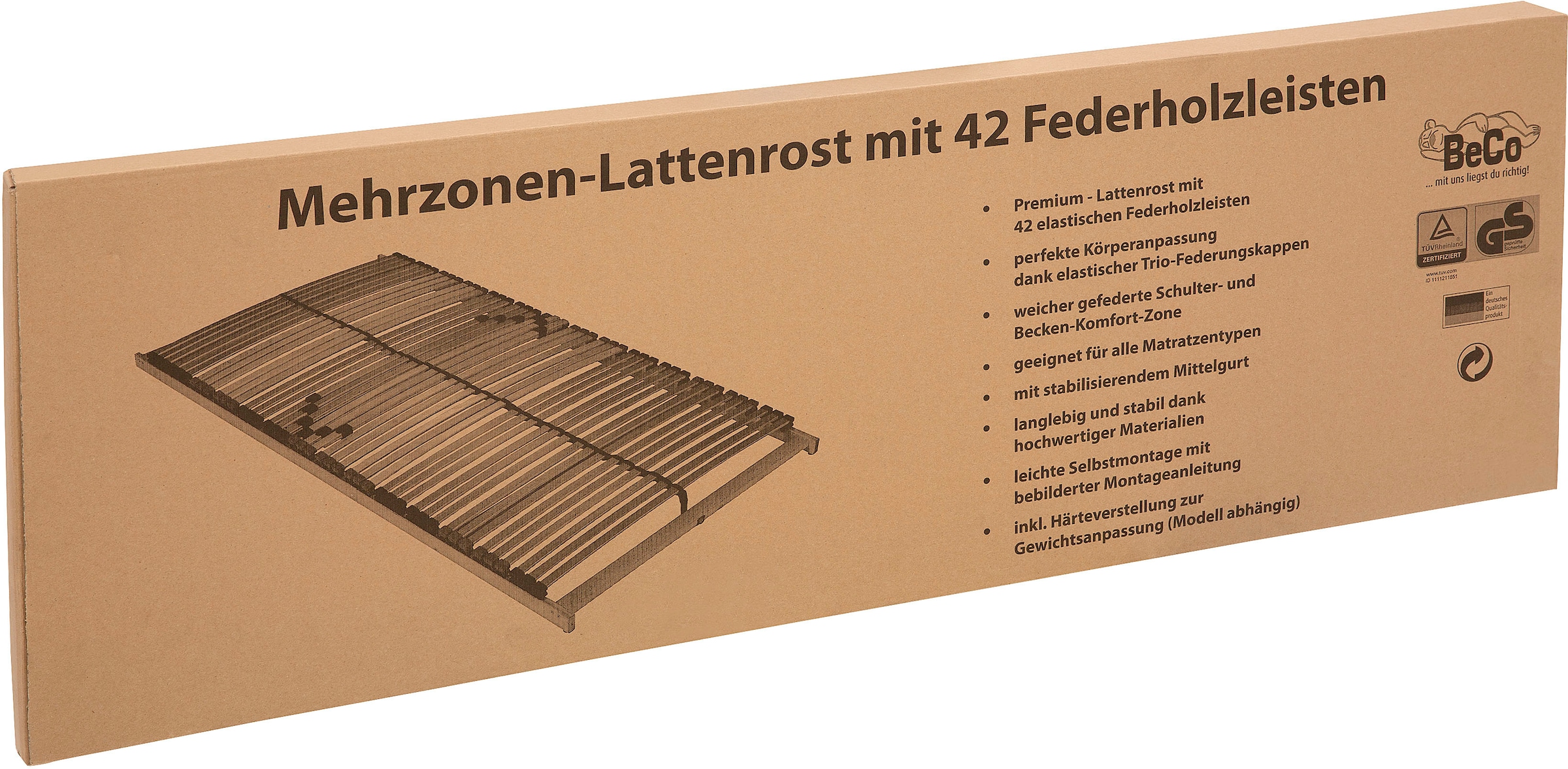 Beco Lattenrost »Visto 42 K« Lattenrost zur Selbstmontage