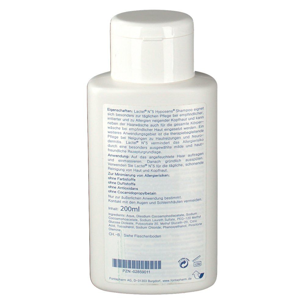 Lactel Nr.5 hypoallergen Shampoo