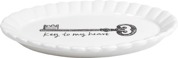 Blond Amsterdam bord X Noir sleutel 9 x 15 x 1,5 cm