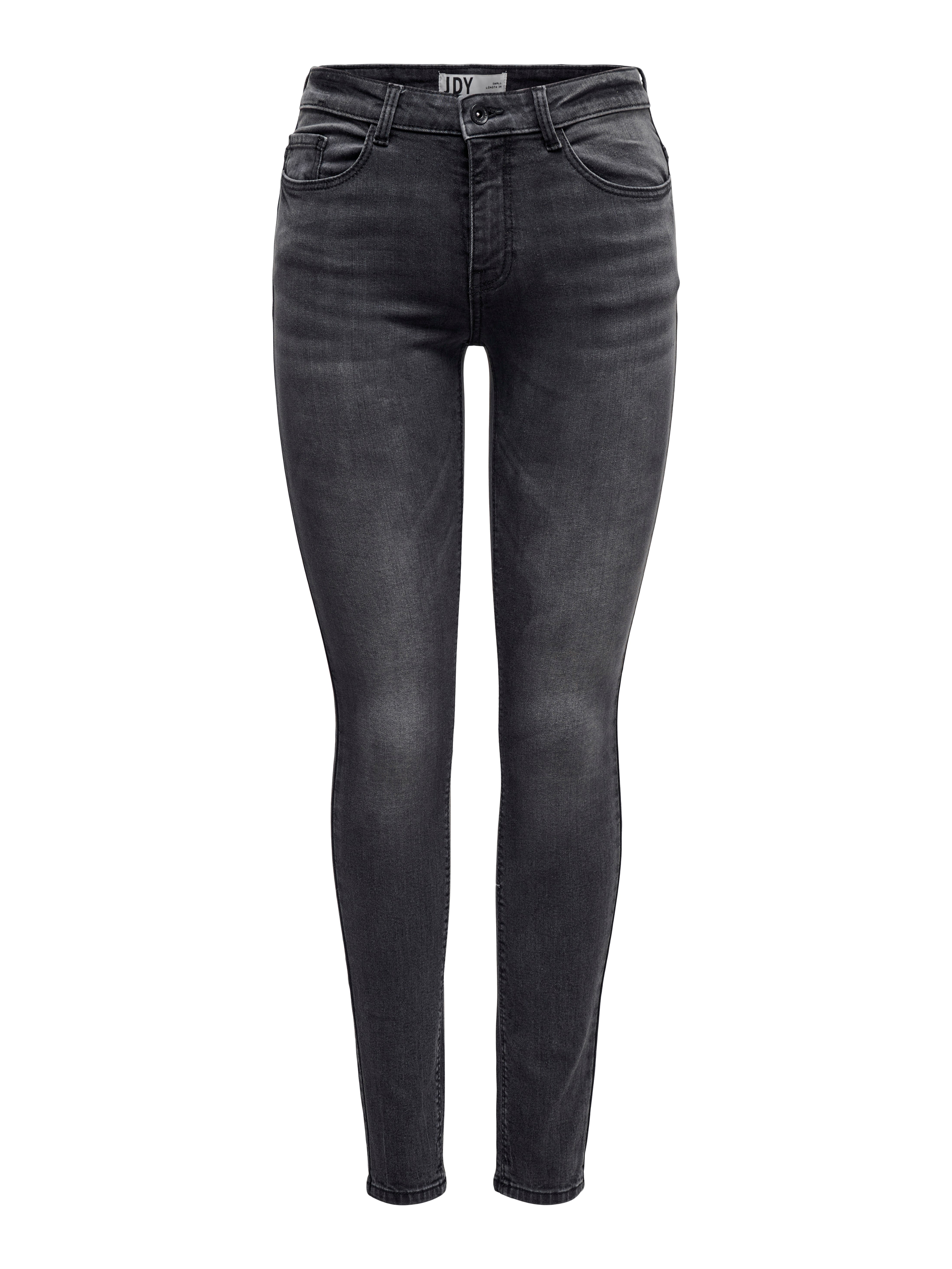 JDYBLUME Mittlere Taille Skinny Fit Jeans Black Denim