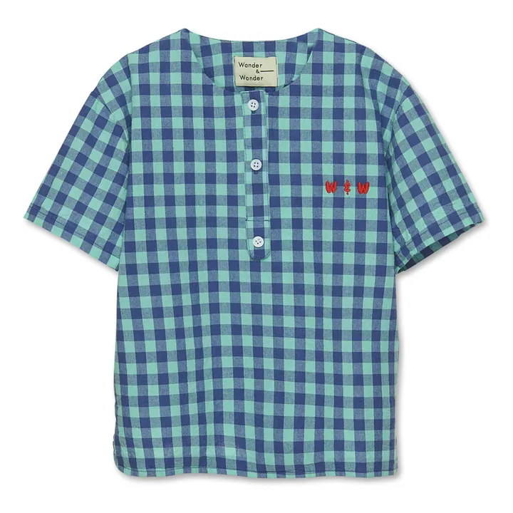 Wander & Wonder Kurta Vichy | Bleu marine