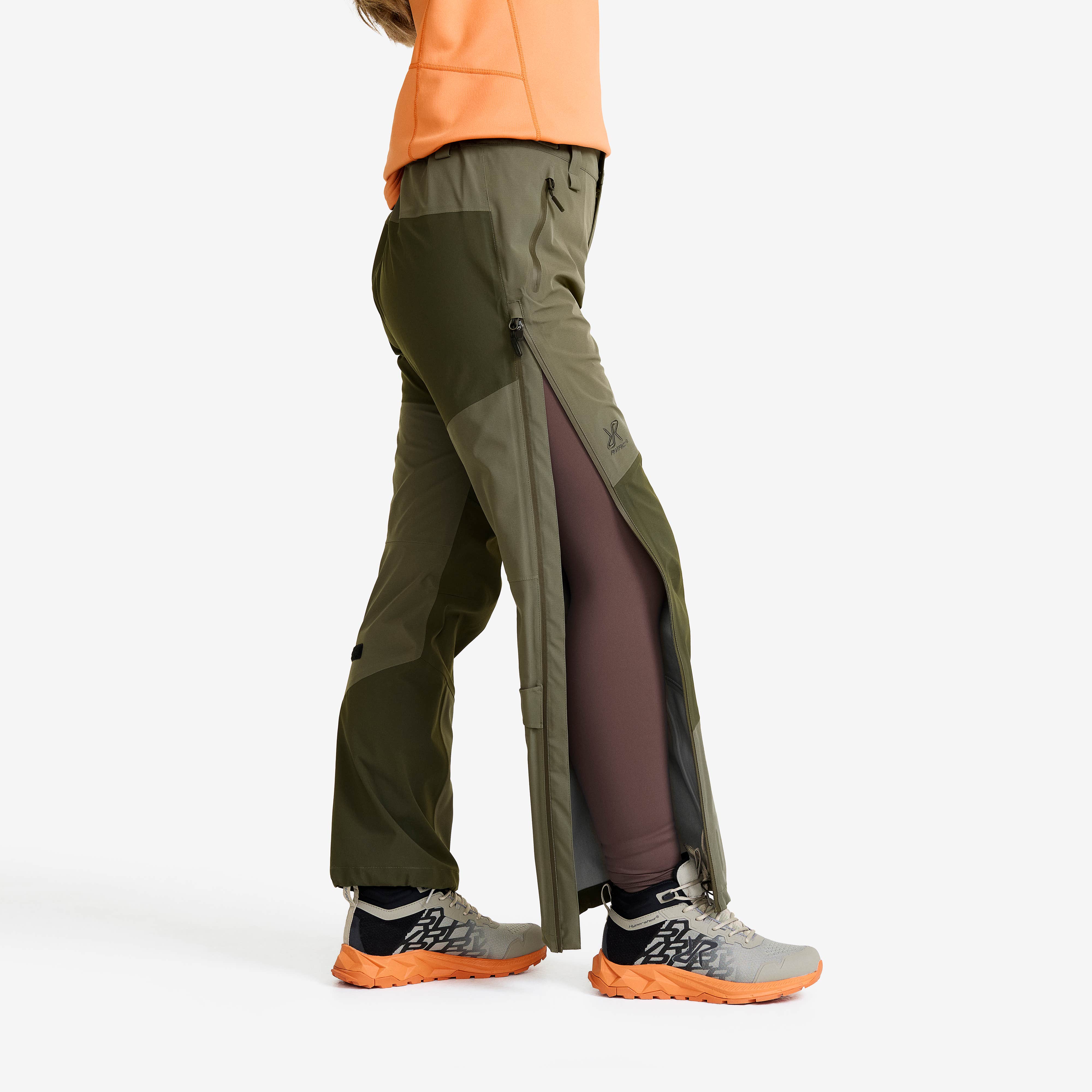 Aries Pro 3L Shell Pants Dame Grape Leaf/Forest Night