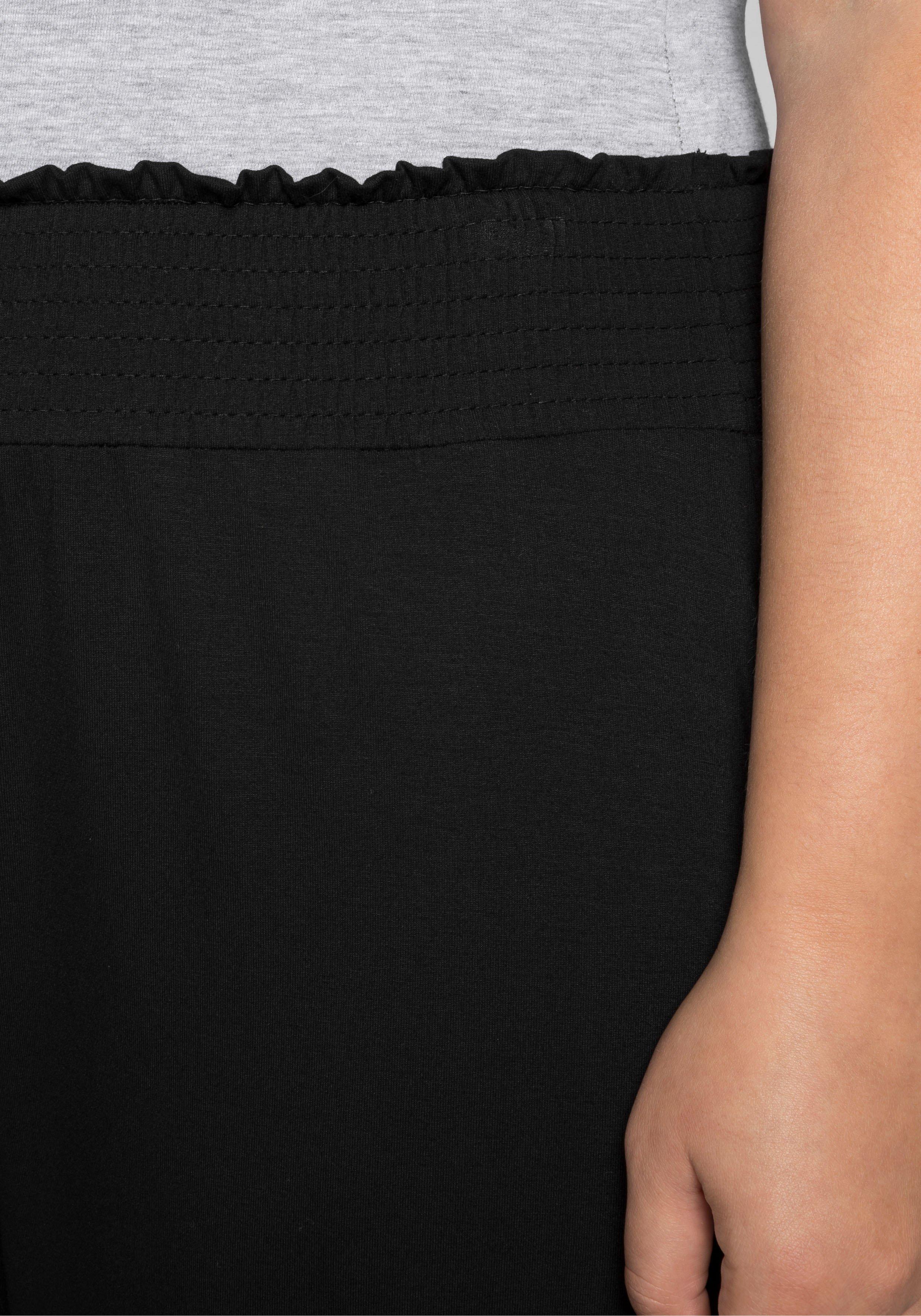 Jerseyhose mit breitem Smokbund