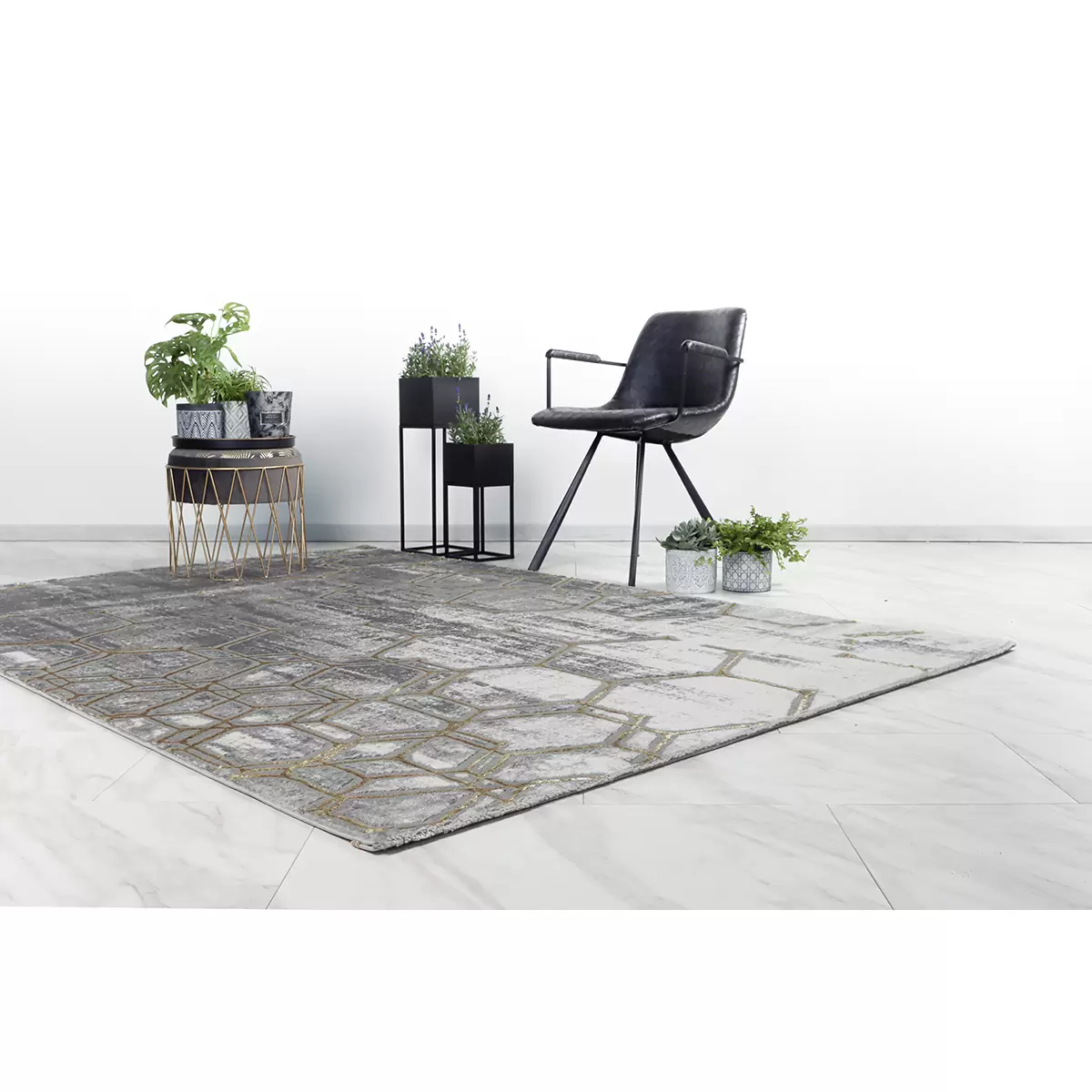 Teppich Marmaris silber,gold