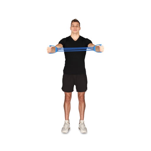 Faixa elástica reforçada Indigo (21-30 kg) 70 cm