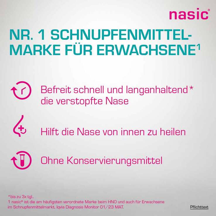 nasic O.K. Nasenspray ohne Konservierungsmittel, 10 ml