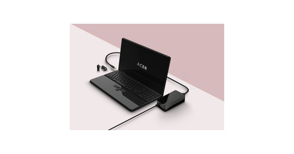 TrustMaxo 90W Laptop Charger for Acer voedingseenheid  (Zwart, 23391)