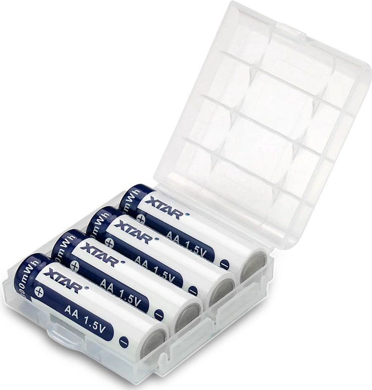 XTAR - 1,5V AA Li-ion Batterijen - 4 Stuks - 2000mAh - Oplaadbaar