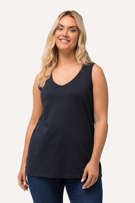 Top, V-Ausschnitt, Classic, ärmellos