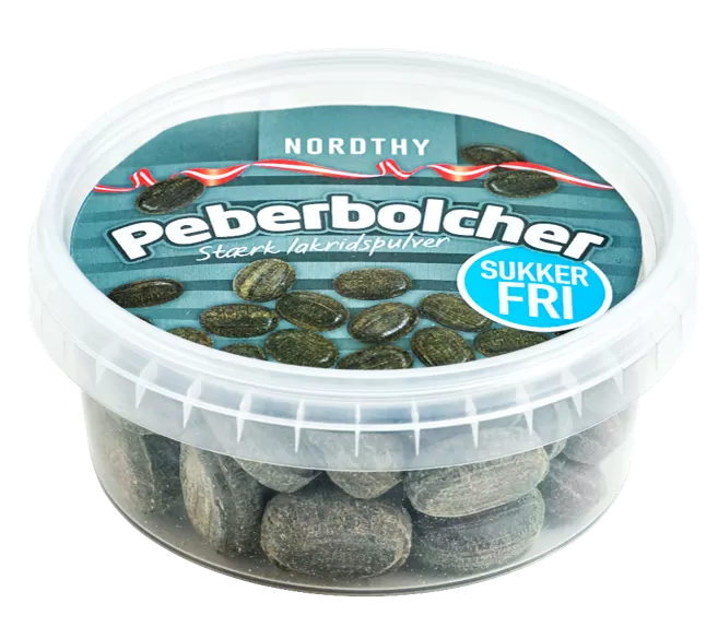 Nordthy Peberbolcher Sukkerfri- 180 g.