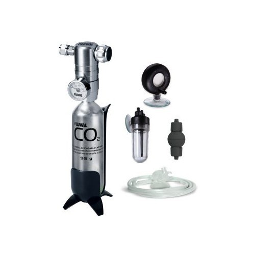 Kit de fornecimento de CO2 Fluval para aquários, cartucho de 95g