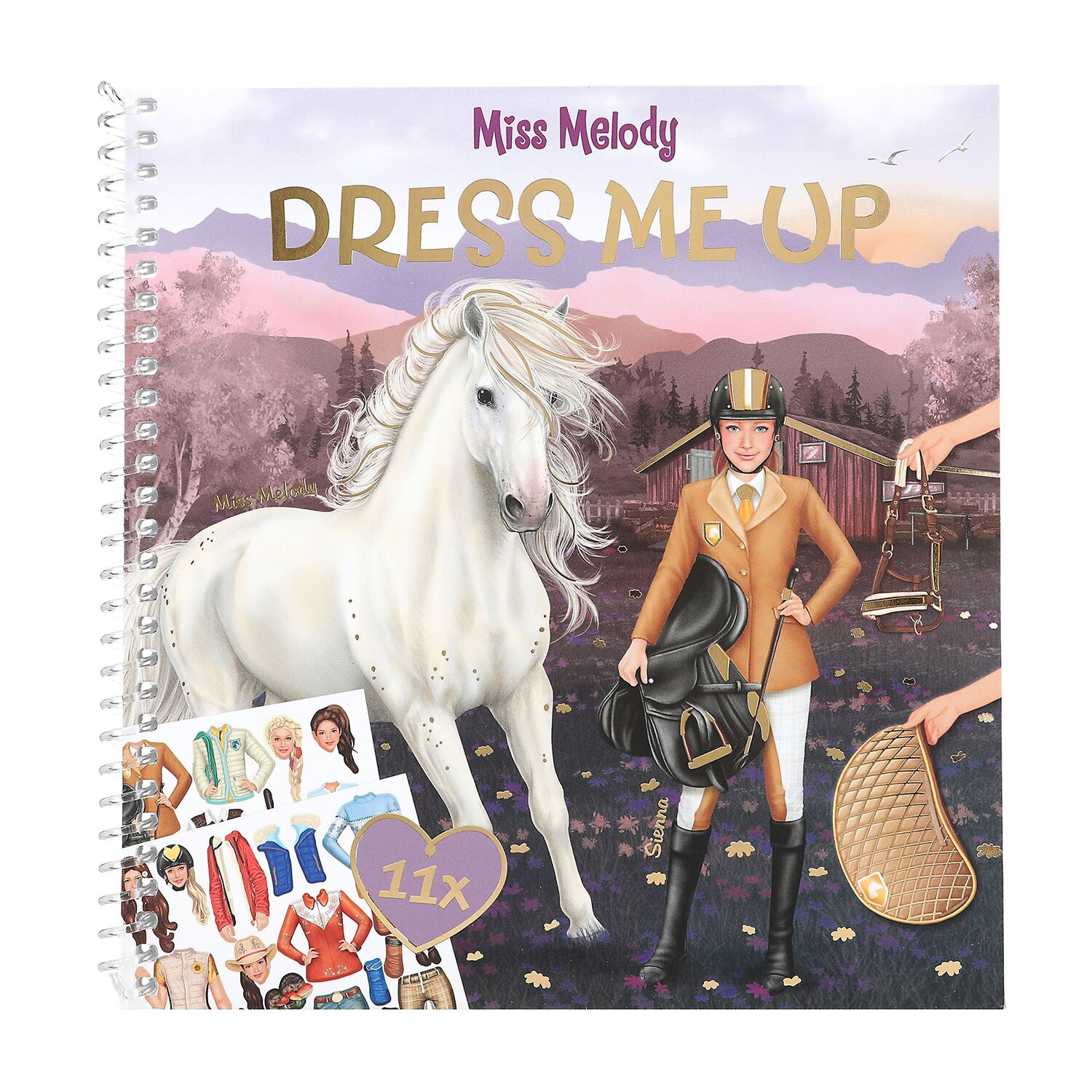 Miss Melody Malbuch DRESS ME Up