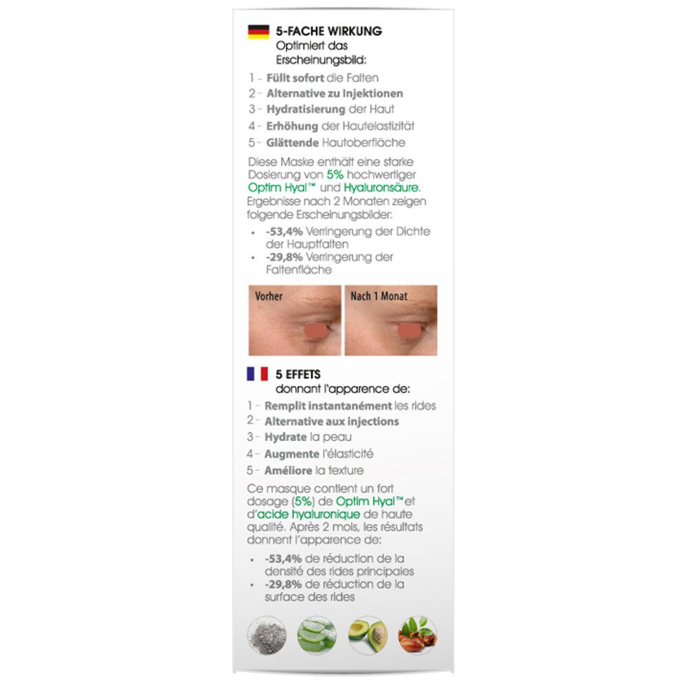 BIOMD Vergiss dein Alter Gesichtsmaske