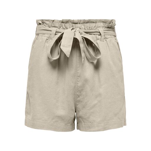 JDY Say Linen Shorts, Oatmeal, 42