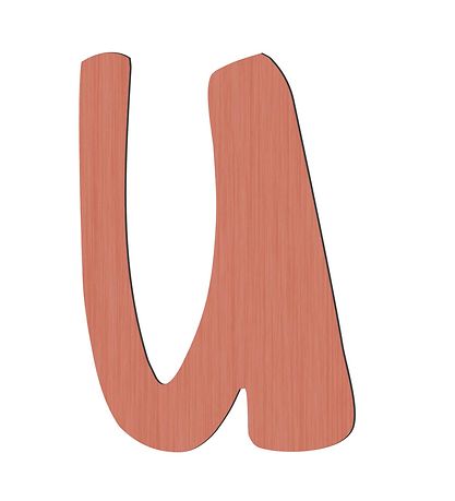Sebra Tr?bogstaver - U - Watermelon Pink