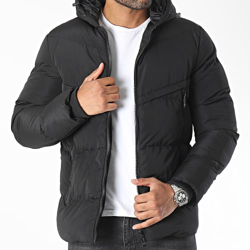 Doudoune Capuche Noir
