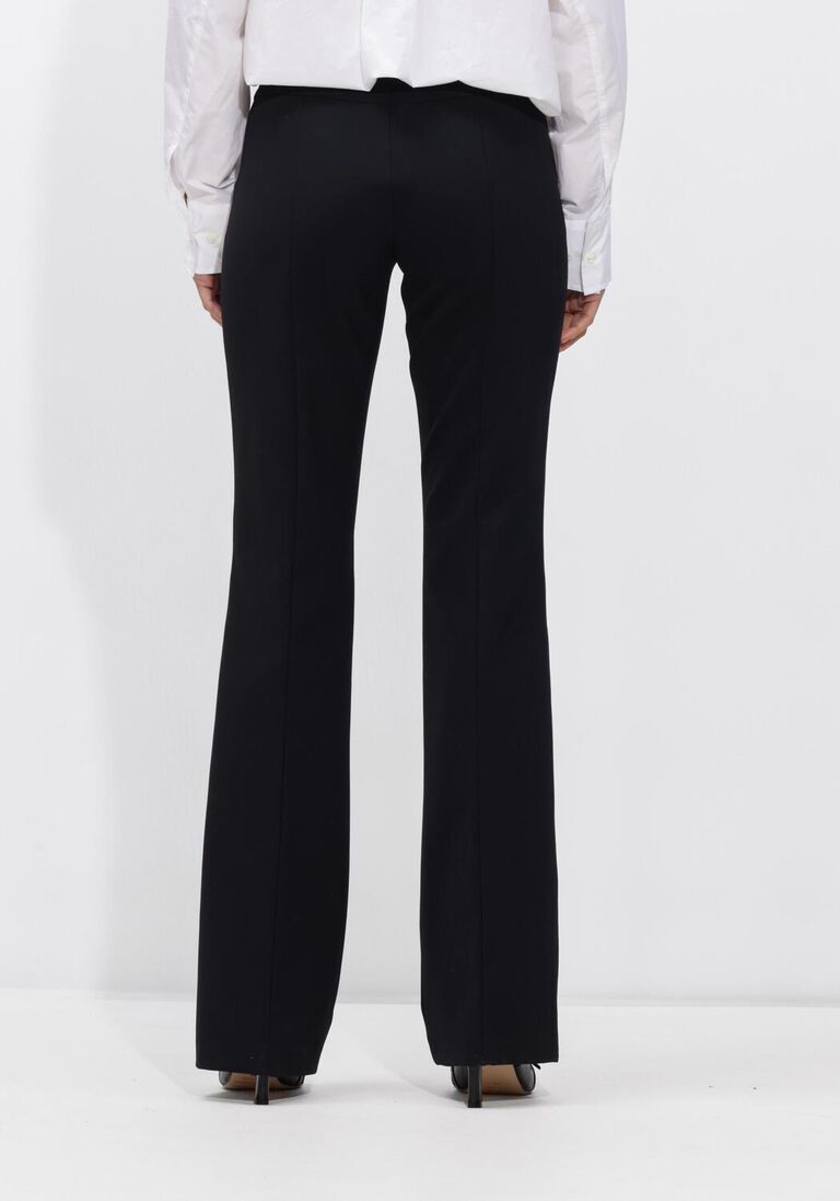zwarte cambio flared broek farah flap pocket schmuck-emblem