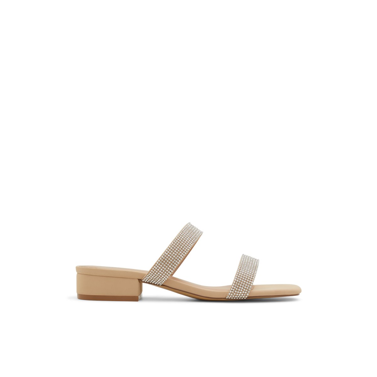 K STUDIO-Withe-Mules Sandales - Talon Bloc - Autre Beige