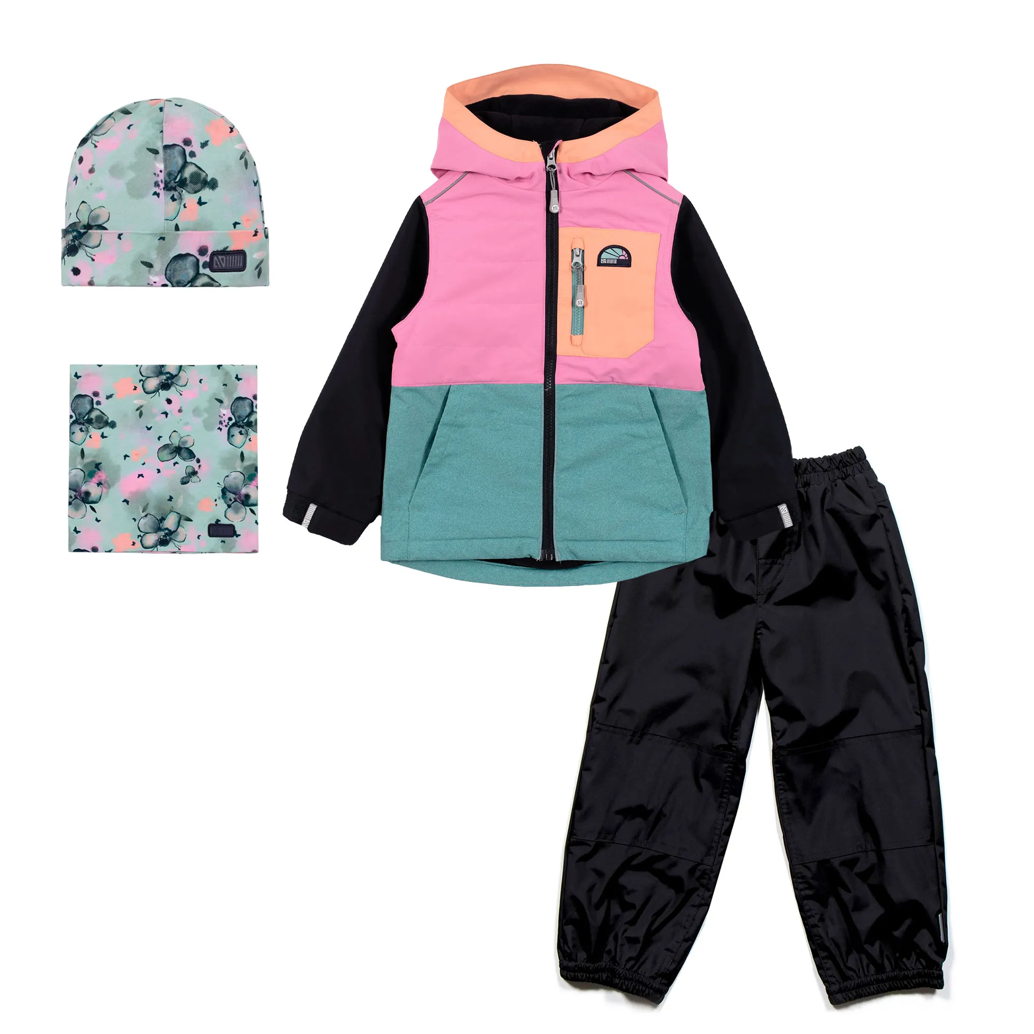 Nanö Ensemble Extérieur Sophie 2-6ans + Cache-cou +Tuque