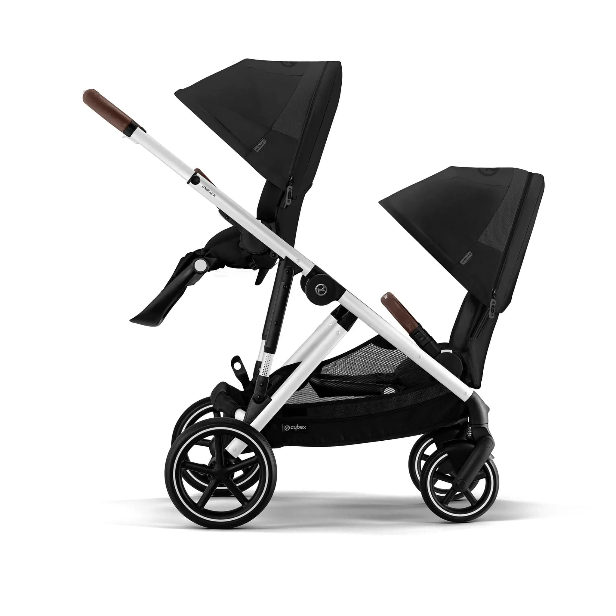 Cybex Poussette Gazelle S 2 + Second Siège S 2 - Noir moon