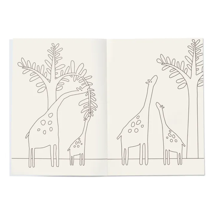 Liewood Carnet de coloriage Odell | Sea creature/All together mix
