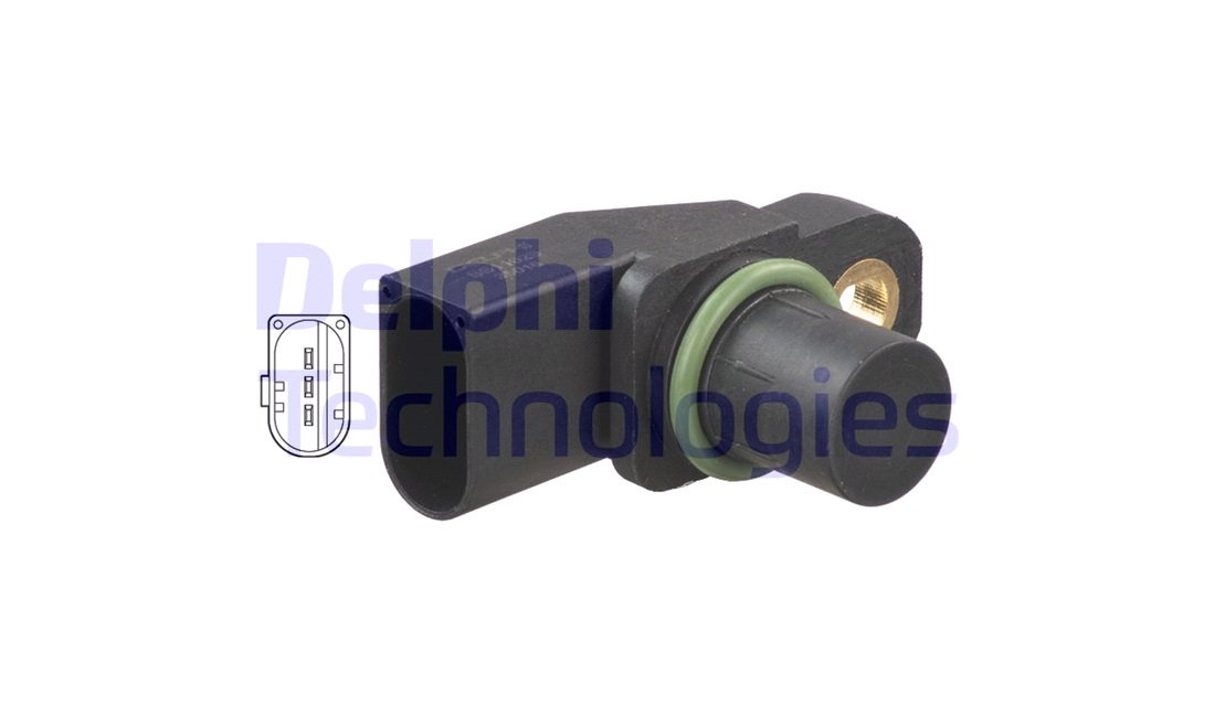 Sensor, knastakselposition