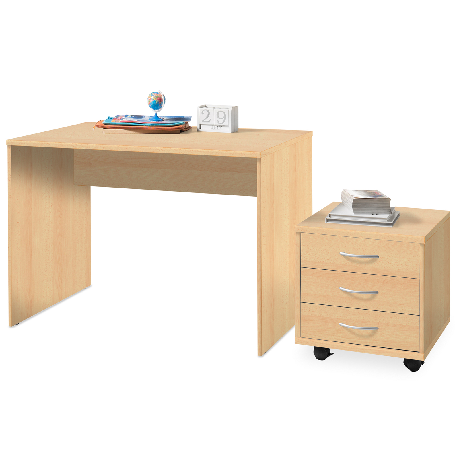 Rollcontainer - Buche - 46 cm breit