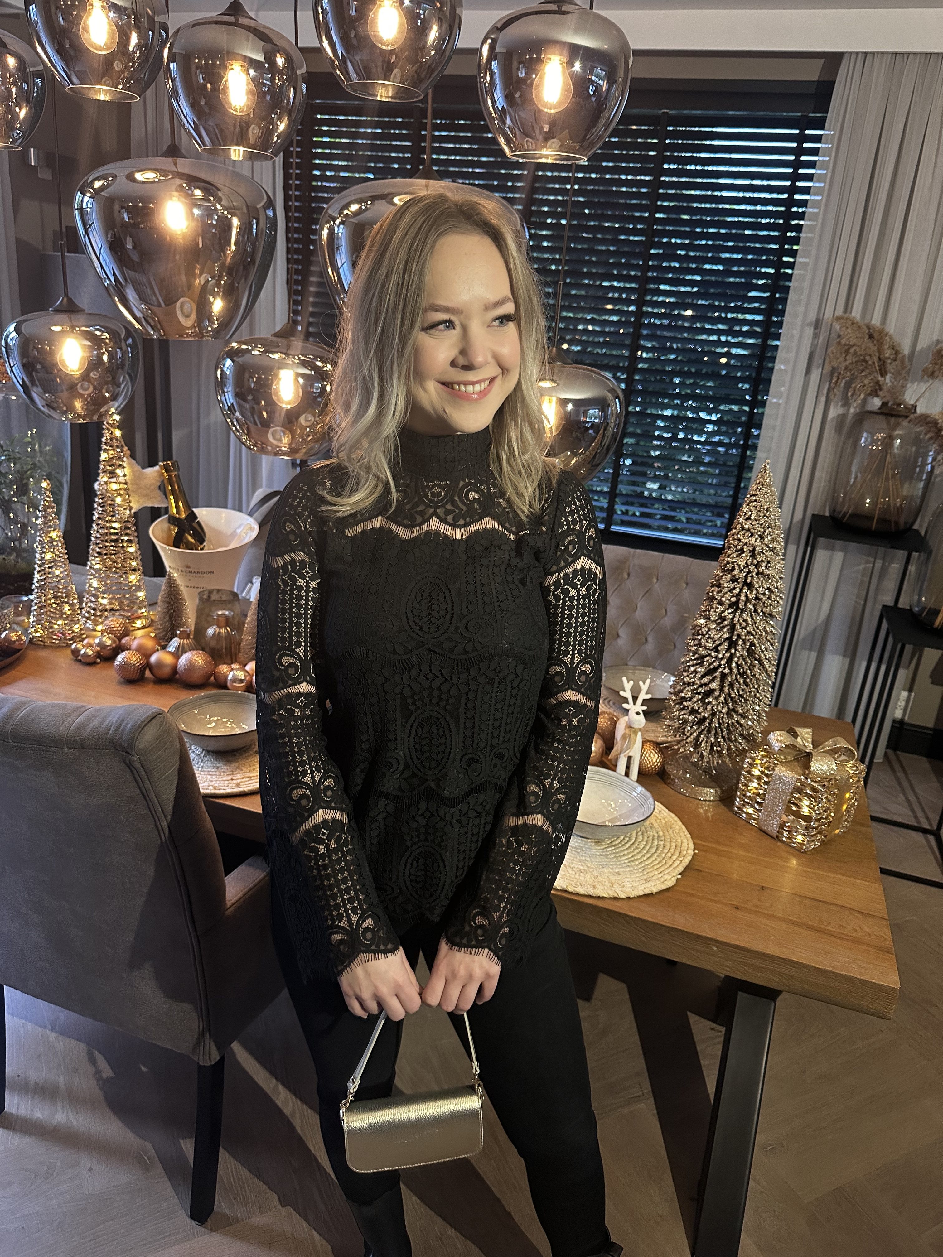 Culture - Ima Lace Blouse - Black