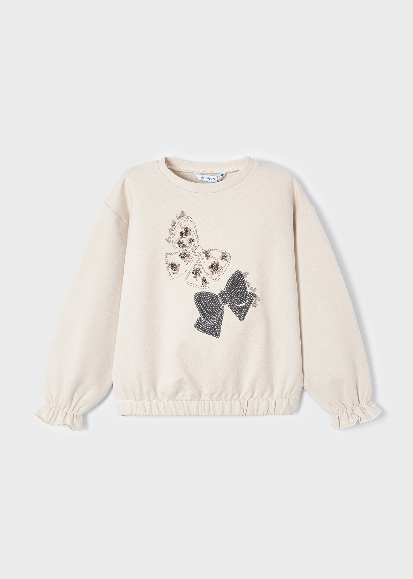 Moletom feminino de algodão estampado