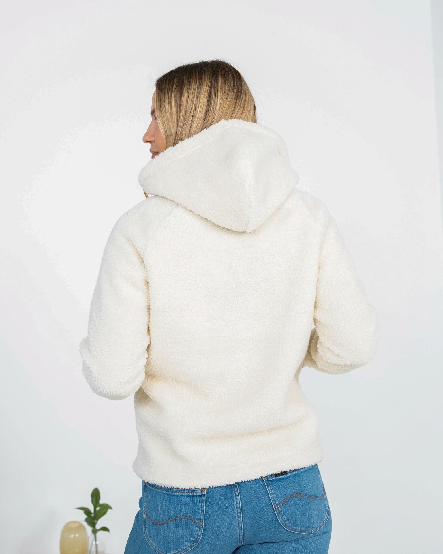 Ground Pile Half Zip Hood