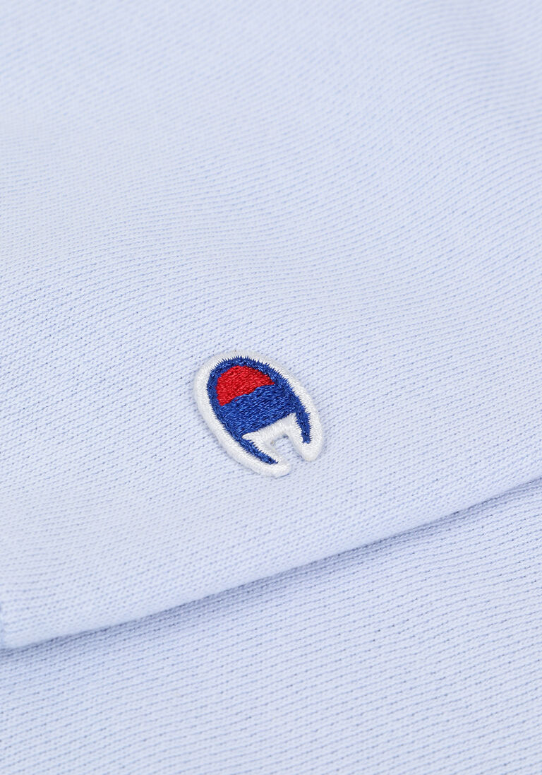 CHAMPION lichtblauwe champion trui hooded sweatshirt dms plain